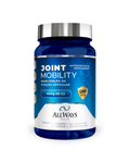 Frasco de suplemento Joint Mobility con Colágeno Tipo II de Always Health sobre fondo blanco.