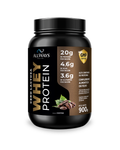 Bote de Whey Protein Cero Lactosa sabor café 900g de Always Health sobre fondo blanco.